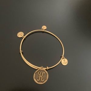 Alex and Ani Gold Initial “K” Charm Bracelet